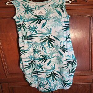 Awesome long dress NWT! Palm leaves floral Tropical